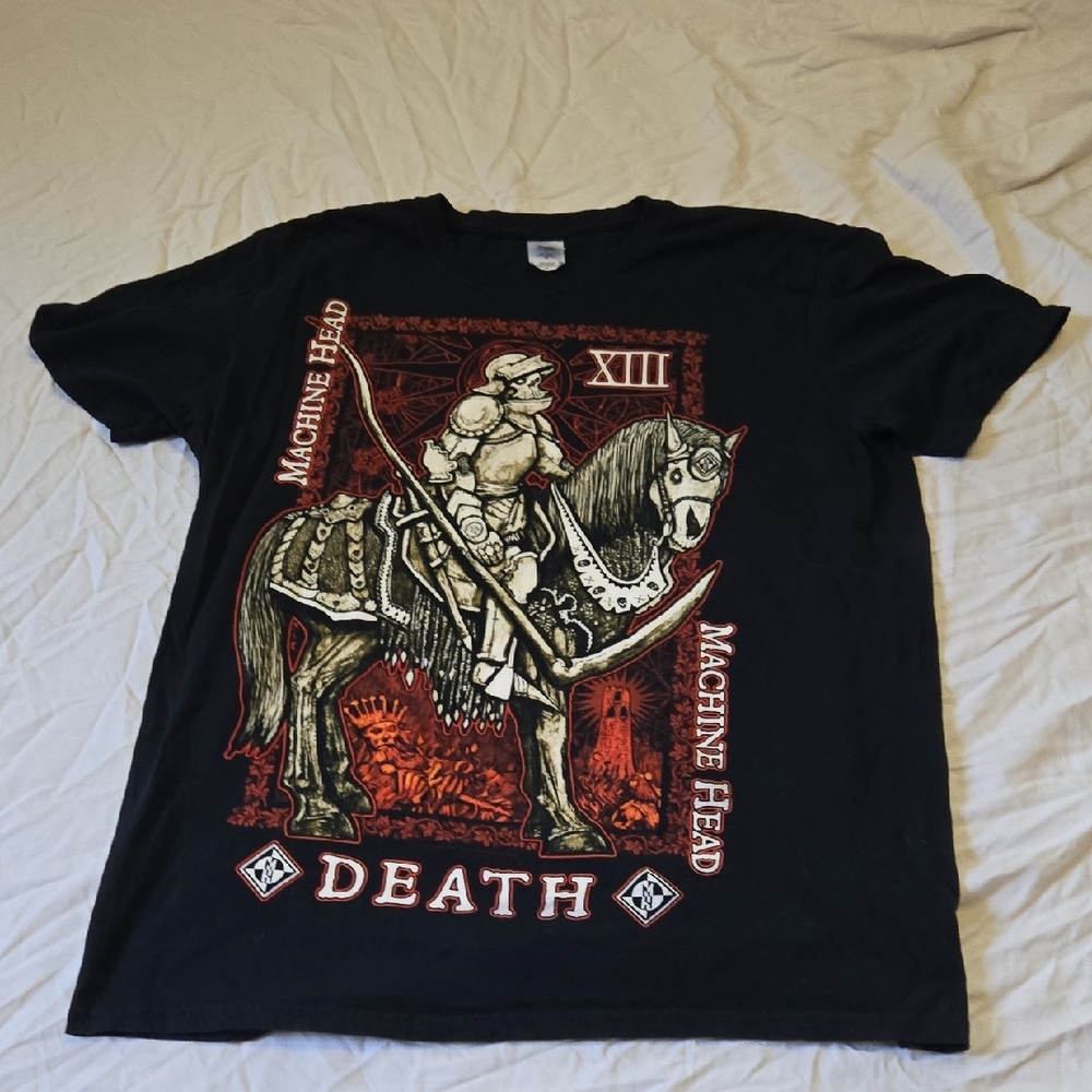 Mens Large Machine Head Death Shirt